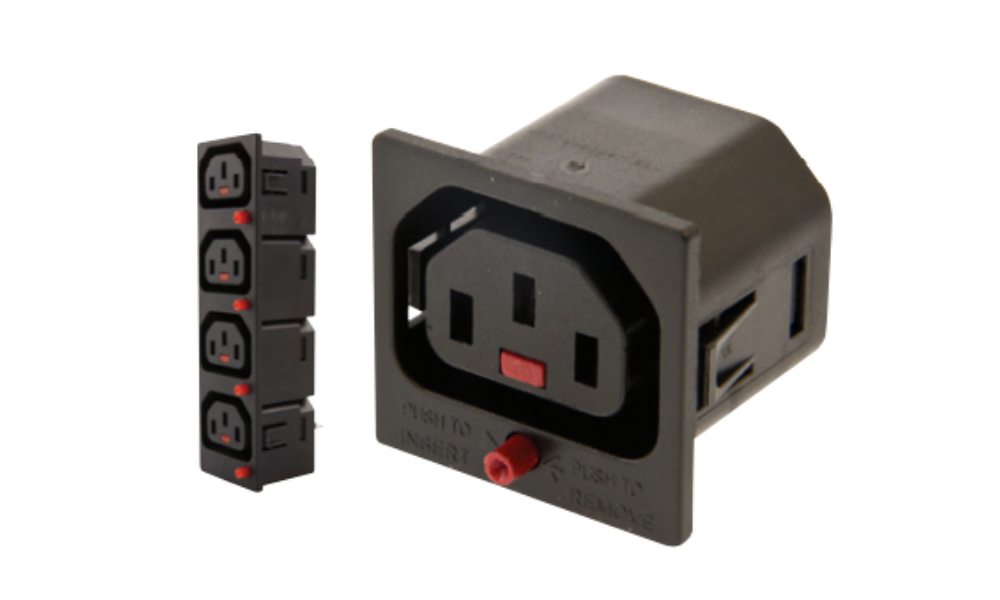 Iec Lock C13 Sockets Panel Mounting