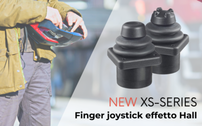 Fingertip joystick Apem serie XS